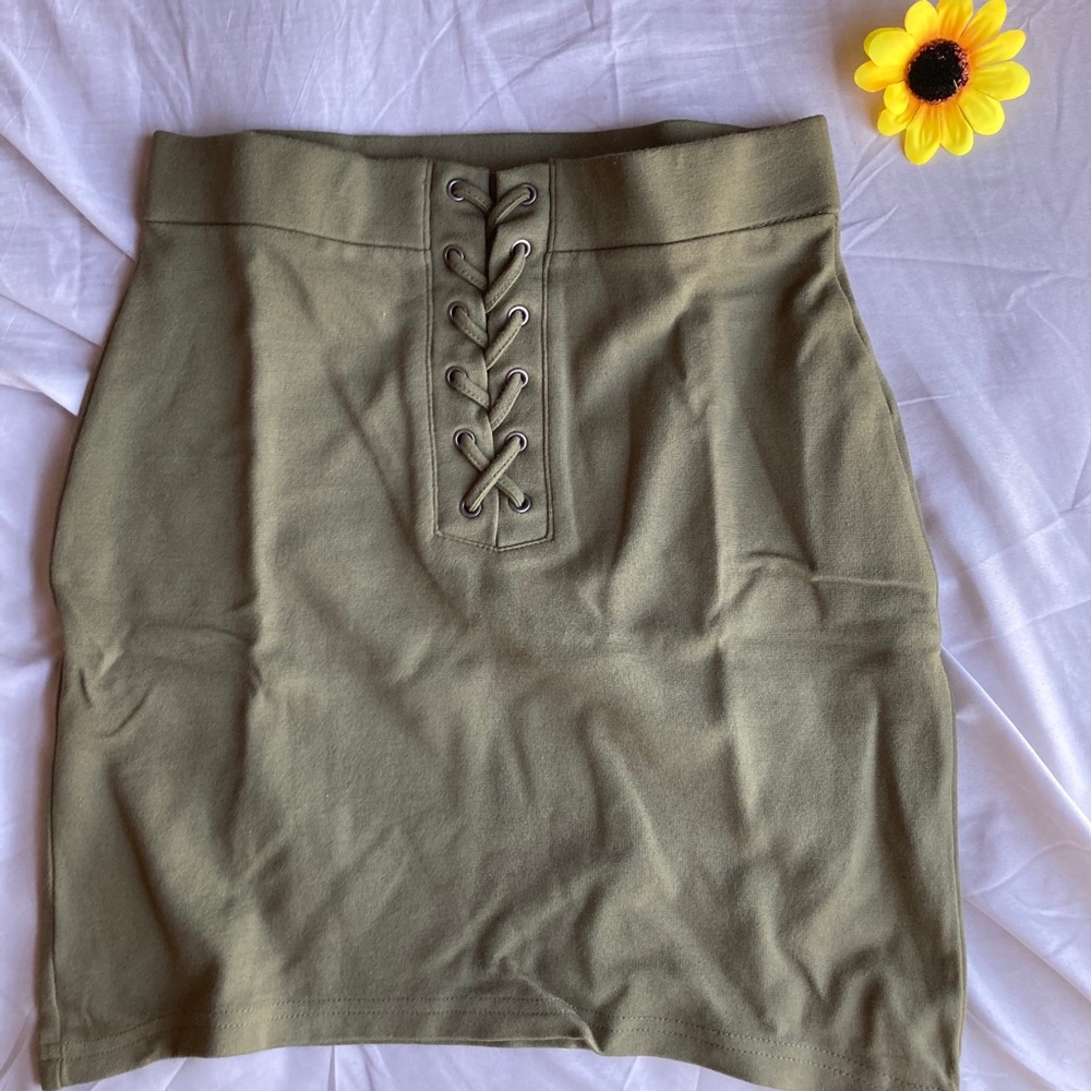 Olive Green Skirt